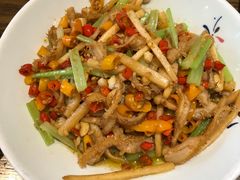 酸萝卜炒牛肚-大鸽饭(马王堆店)