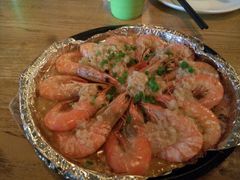 蒜蓉铁板烤虾-热度餐厅(老佛爷店)