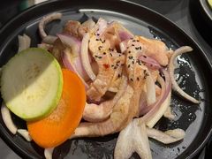 -山野的朋友露营炭火烤肉