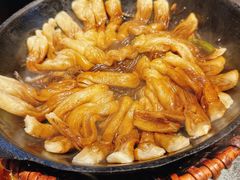 排骨豆角卷子-华盛园卷子王农家菜水库鱼