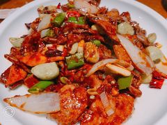 腊八蒜炒猪肝-95号酱骨·一块豆腐(展春园西路店)