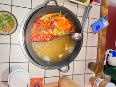 -热火朝天鲜切牛肉火锅(南强街巷店)