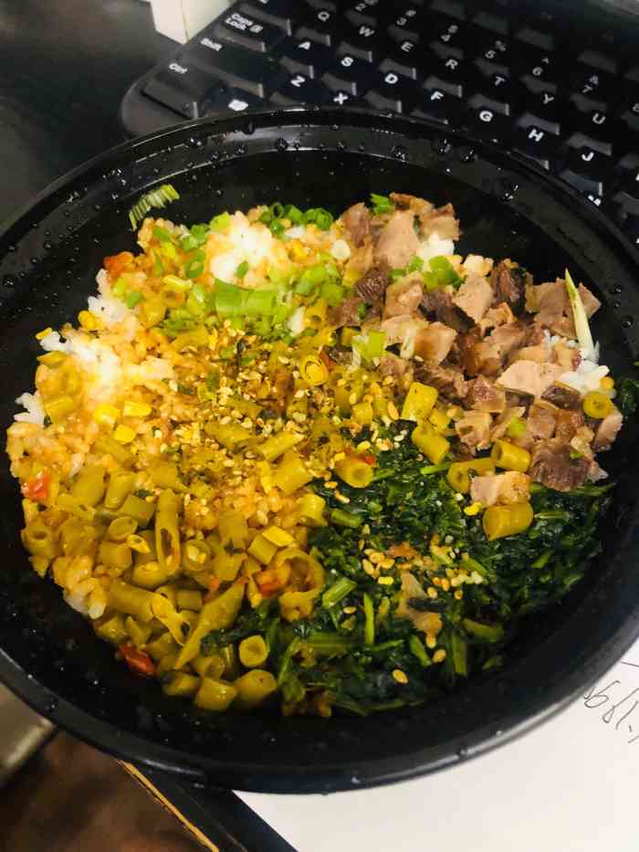 黑金牛油拌饭(千岛店)-"在饿了么上面点的外卖,包装很厚实,虽然因.