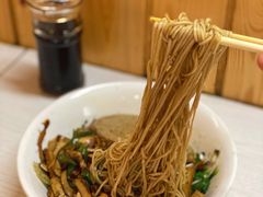 青椒干子肉丝干拌面-高邮面馆(明瓦廊店)