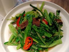 豆豉鲮鱼油麦菜-避风塘·老港味餐厅(虹口龙之梦店)