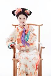 -后宫·古装汉服京剧儿童亲子全家福摄影