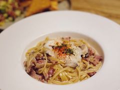 忌廉汁培根意大利扁面配水波蛋-Cyclus Craft Kitchen薩克思手工厨房