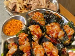 -草家酱蟹炭火烤肉店(珲春南路一店)