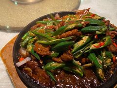 铁板秋葵牛肉-川味堂·四川豆花(八卦岭店)