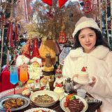 草莓脑袋🍓起立！圣诞🎄也太适合了叭……