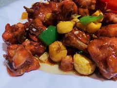-东来菜馆•手抓海鲜家常菜•海鲜锅贴(鸽子窝店)