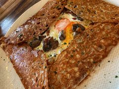 鸡蛋蘑菇熏肉荞麦可丽饼-RAC BAR(安福路店)