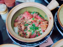 叉烧腊味双拼煲仔饭-红星光发煲仔饭(文海店)