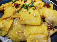 铁板土豆片-张氏父子常德肠子馆(贺龙店)