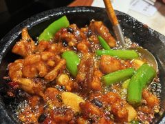石锅杭椒牛蛙-桂满陇-西湖船宴(西单大悦城店)