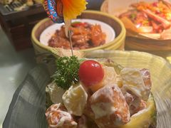 菠萝油条虾-苏乡兰亭·新派淮扬菜(吾悦广场店)