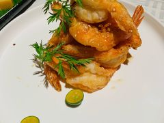 蜜汁酥皮虾-四季民福烤鸭店(王府井灯市口店)