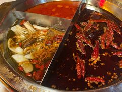 艳红酸辣三拼锅-陈艳红火锅菜·冒菜(簋街店)