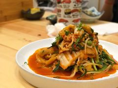 泡菜炒五花-隐月· 㐂和食屋(芝罘万达公馆店)