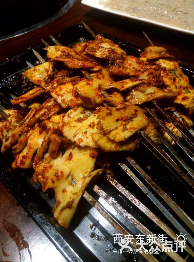 清真叁少野涮锅烧烤烤黄板筋图片 - 第14张