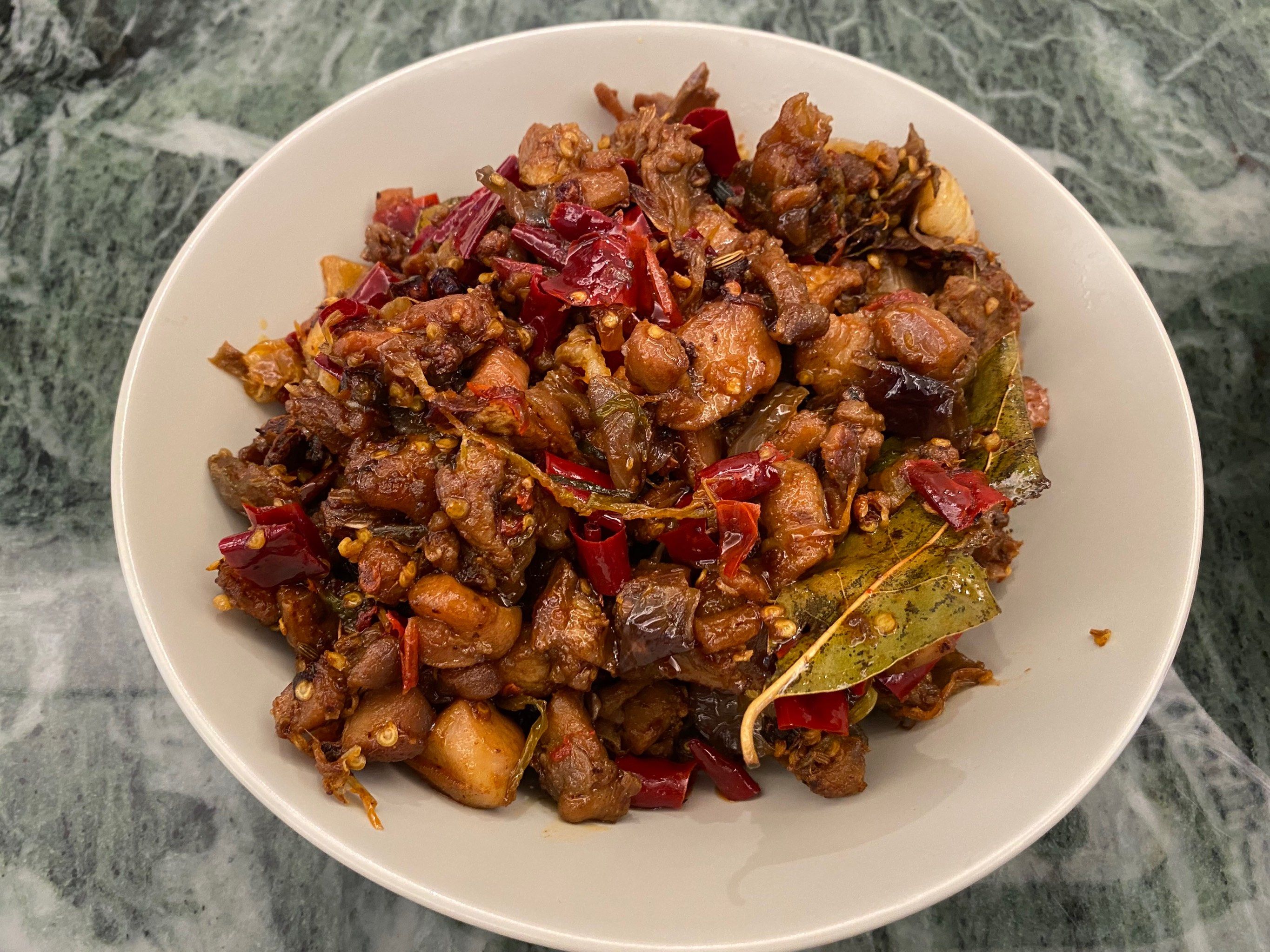 私房干煸兔,拌面好搭档