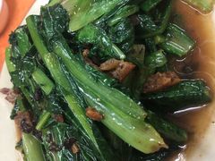 豆豉鲮鱼炒油麦菜-辉记潮汕海鲜砂锅粥(市桥店)
