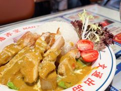咖喱巨wu霸鸡扒饭-文通冰室(温州万象城店)