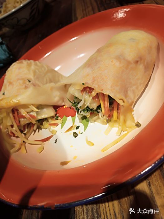 袁家村关中印象体验地煎饼卷菜图片 - 第2张