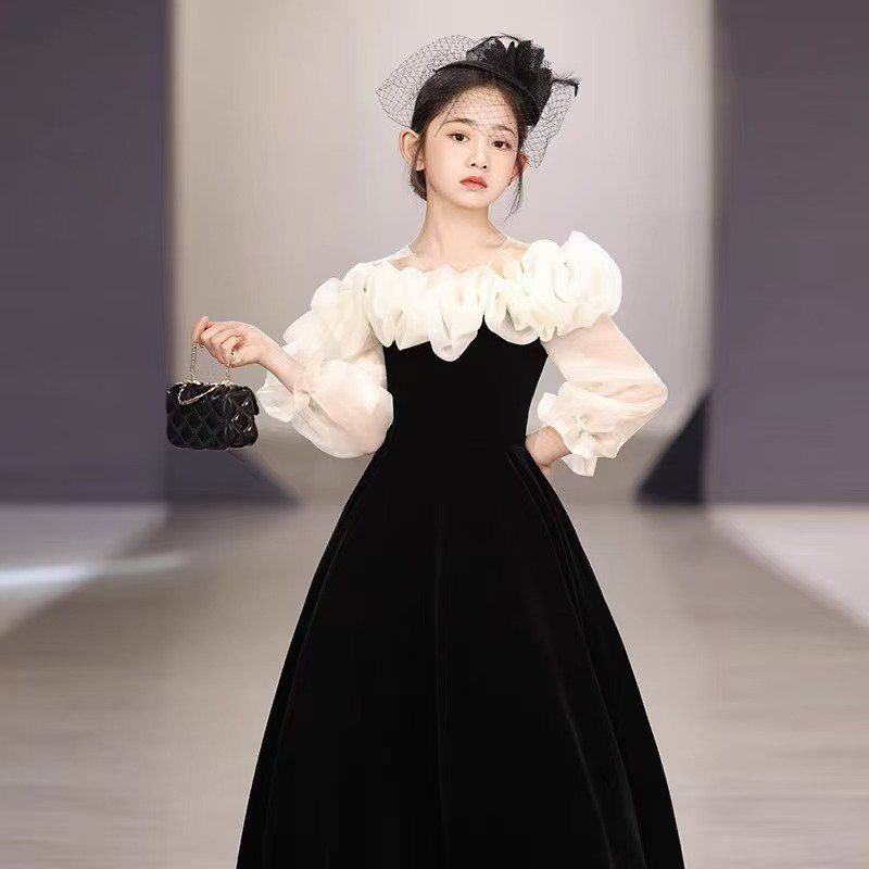 儿童礼服主持人钢琴