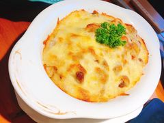 咖喱牛肉焗饭-秀儿家の小确幸花园西餐厅
