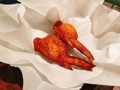 鲜虾胶酿脆皮鸡翅-港丽餐厅(杭大店)