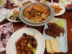 干锅干叶豆腐-北平小馆·烤鸭·家常菜(磨房北里店)