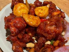 椒香虾仁爆鸡球-陈傻子餐厅(世纪都会店)