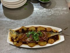 煎蒸鲅鱼-名吃聚饭庄