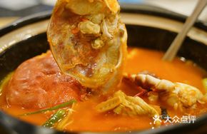 Swordfish Crab Tomato Tofu Stew