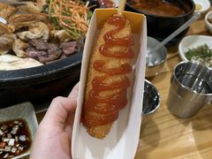 芝士条热狗-24 新村雪浓汤(长白山烤肉店)