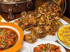 -东来菜馆•手抓海鲜家常菜•海鲜锅贴(鸽子窝店)