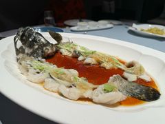 姜蓉蒸老虎斑-三利音·东方司宴(外滩店)