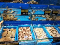 水产区-鲜入围煮花胶鸡海鲜火锅