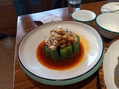 -东来菜馆•手抓海鲜家常菜•海鲜锅贴(鸽子窝店)