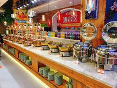 自助取餐区-悦橙烤肉海鲜自助(中央大街店)