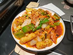鱼饼炒年糕-博欧姆新派韩国料理·炸鸡(艾尚店)