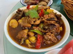 板栗烧鸡-天乐农家鱼头王(天目湖店)