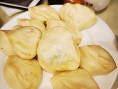 蒜蓉鸡毛菜素包-燕风楼烤鸭店(建设总店)