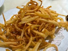 炸山参-崂山水果园农家宴(泉水鸡店)