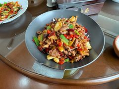 干锅鸡杂-军湘府·湘菜·川菜·融合菜