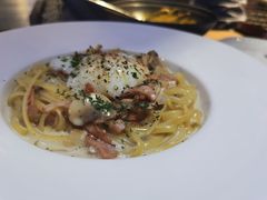忌廉汁培根意大利扁面配水波蛋-Cyclus Craft Kitchen薩克思手工厨房