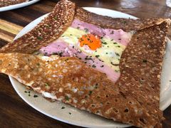 巴黎火腿鸡蛋芝士蘑菇可丽饼-RAC BAR(安福路店)