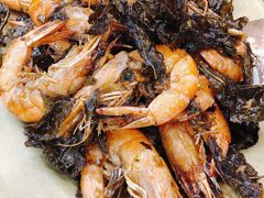 茶叶焗基围虾-贞姨美食·老字号海鲜大排档