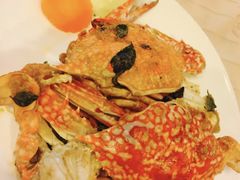 蛋黄炒蟹-灯笼馆海鲜餐厅